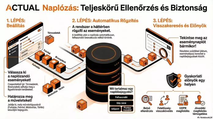 Naplózás infografika